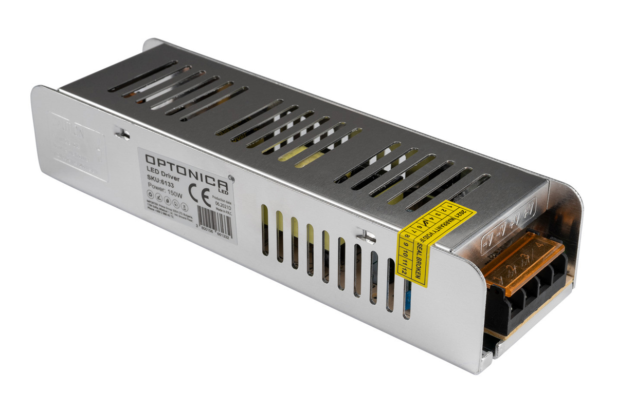OPTONICA τροφοδοτικό LED καλωδιοταινίας 6132, 100W, 12V/8.5A