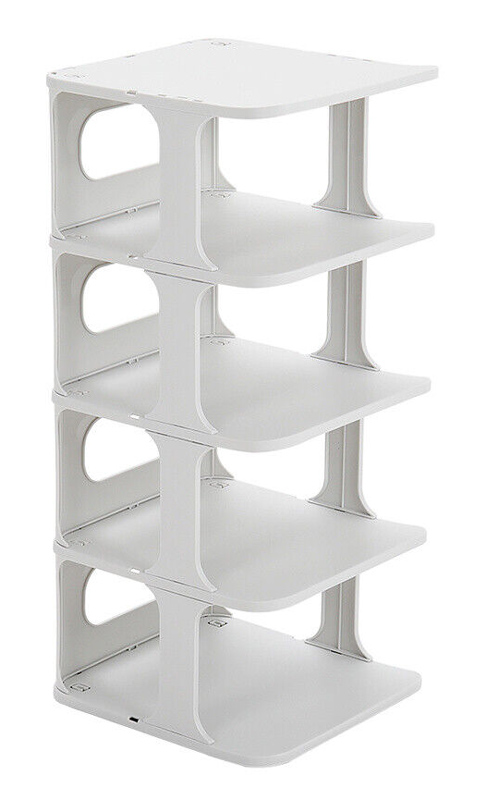 HOME USE παπουτσοθήκη HUH-0150, 5 θέσεων, 24.5x26.5x60cm, γκρι