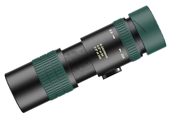 APEXEL μονοκυάλι APS-8-24X30, 8x-24x zoom, Φ 30mm, μαύρο
