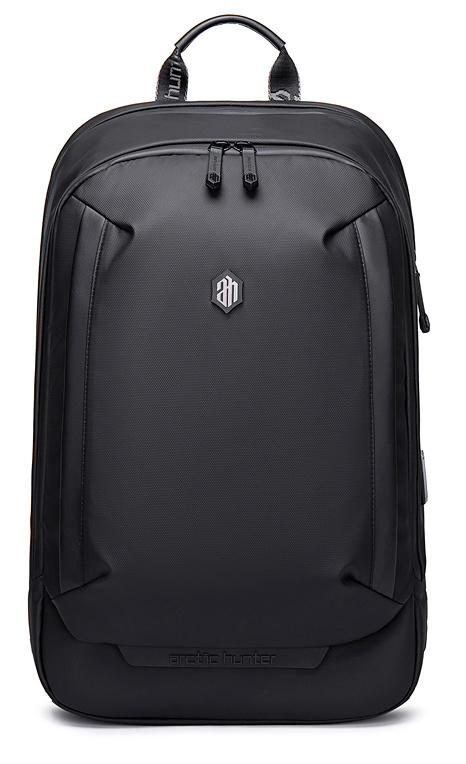 ARCTIC HUNTER τσάντα πλάτης B00443 με θήκη laptop 15.6, USB, 19L, μαύρη