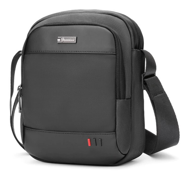 ARCTIC HUNTER τσάντα ώμου K00063 με θήκη tablet, 4L, μαύρη