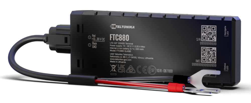 TELTONIKA GPS tracker οχημάτων FTC961, 4G LTE/GSM/GPRS/GNSS, IP69K, 10-90V