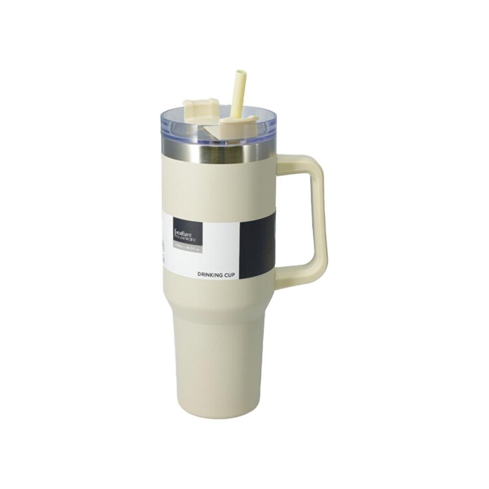 Θερμός ποτήρι 1200ml πράσινο ανοξείδωτο με καλαμάκι