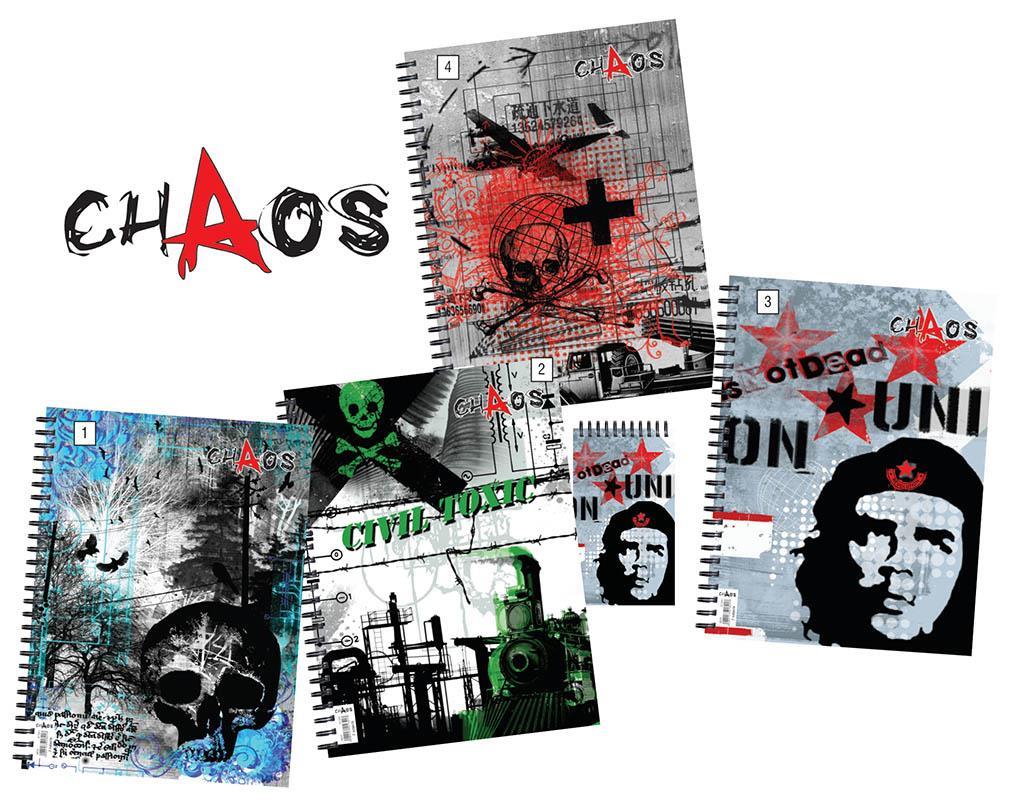 Next chaos τετρ. σπιράλ mini 8x15εκ. 2θεμ. (ΤΕΜ20)