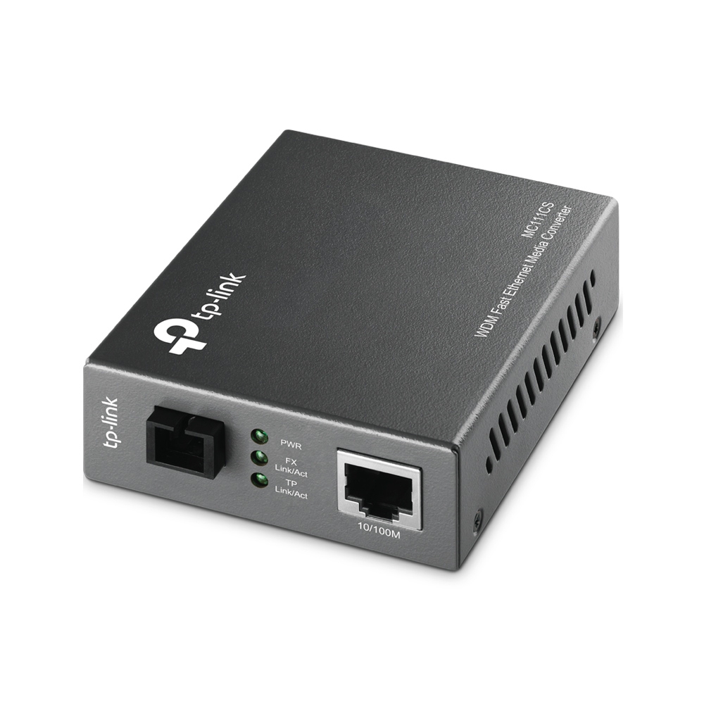 Tp-Link 10/100Mbps WDM Media Converter (MC112CS)