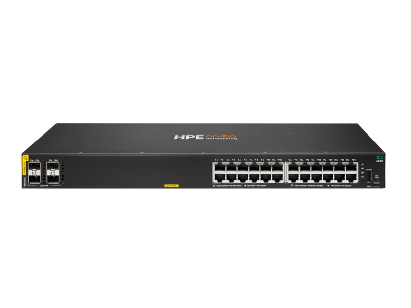 HPE ANW 6000 24G CL4 4F 370W Sw - PN R8N87B