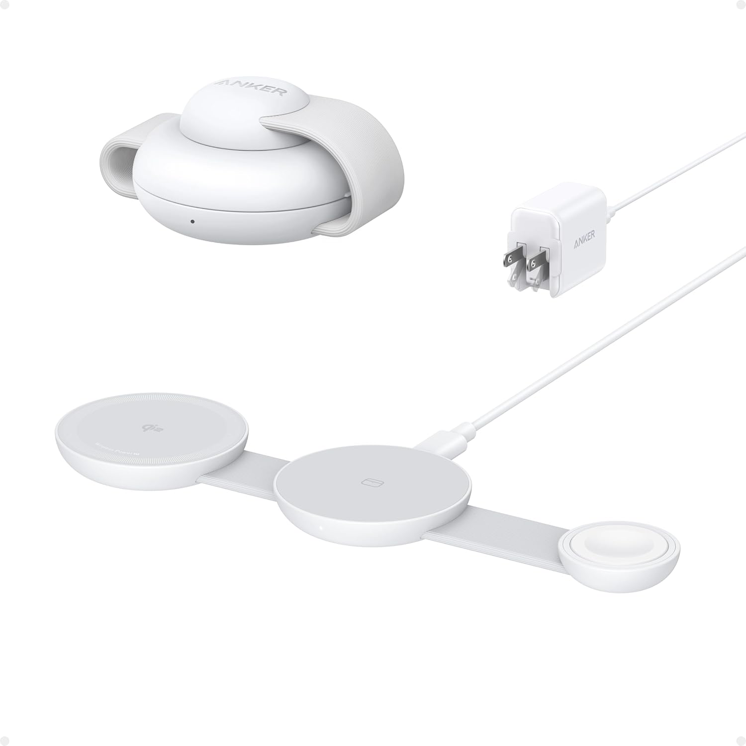 ANKER MagGo UFO 3-in-1 Charger 15W Foldable White