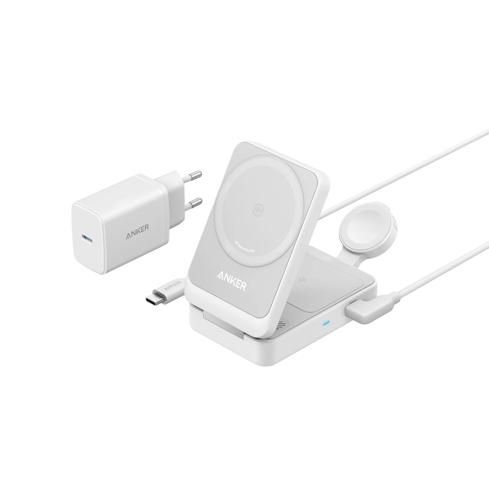 ANKER MAGGO WIRELESS 3 IN 1 CHARGER 15W FOLDABLE