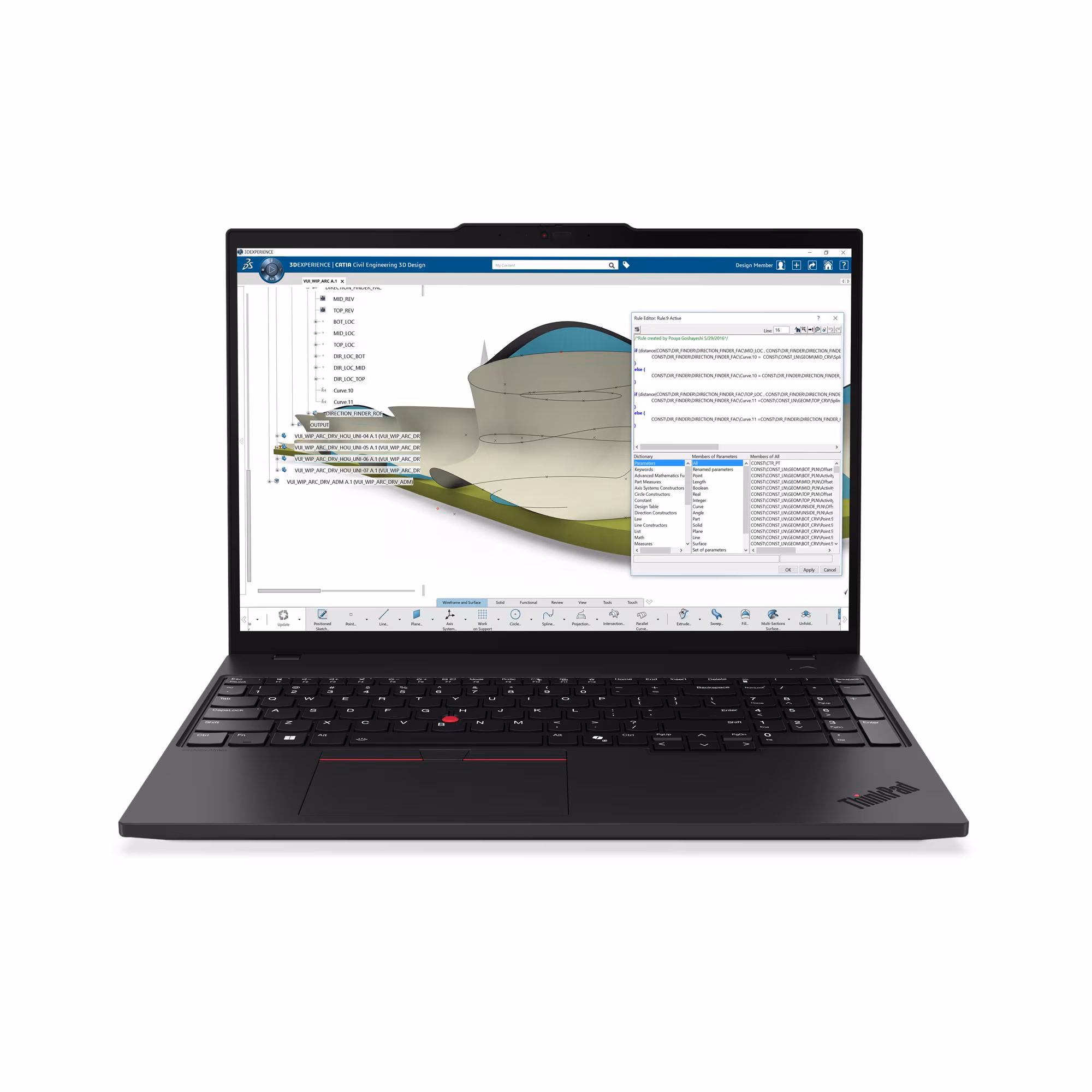 LENOVO Laptop ThinkPad P16s G4 16'' WUXGA IPS/AMD Ryzen AI 7 PRO 350/64GB/1TB SSD/AMD Radeon 860M/Win 11 Pro/3Y PREM/Black