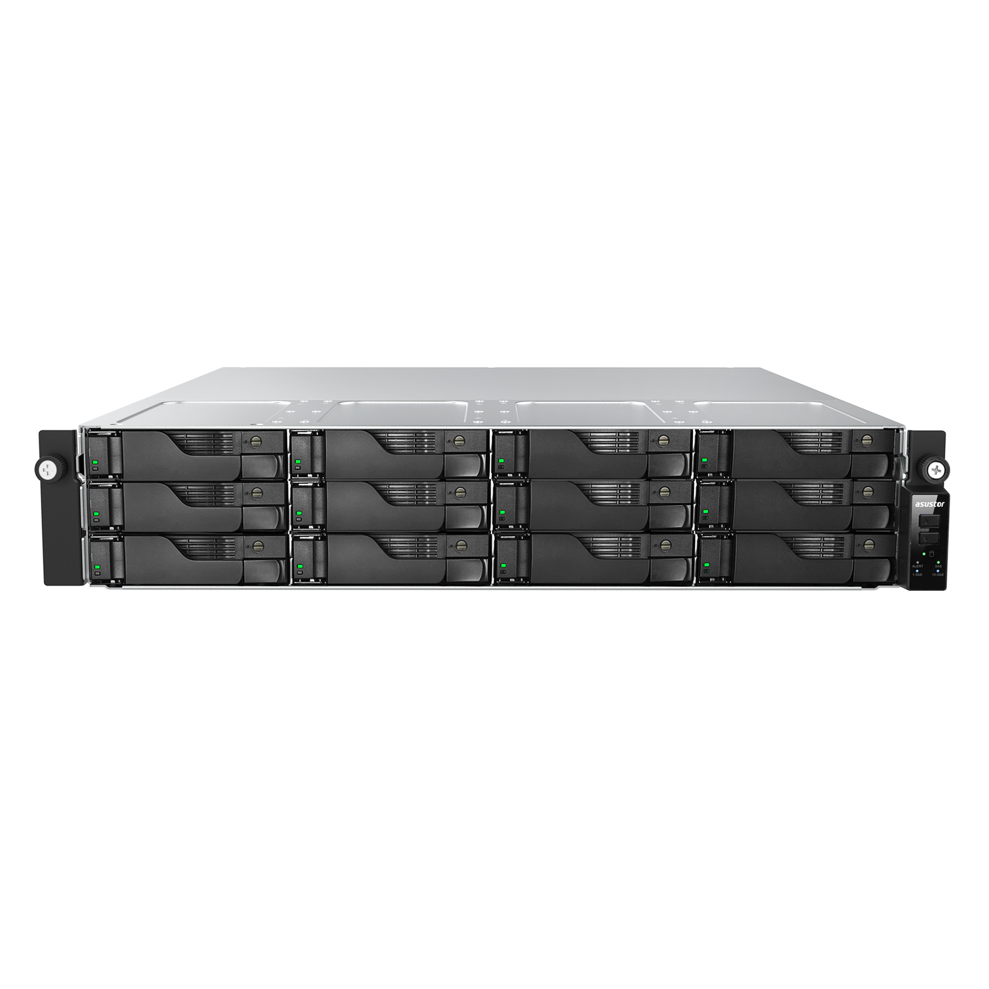 ASUSTOR NAS LOCKERSTOR 12R PRO Gen2 AS7212RDX 2U 12-BAY 3,5''/AMD Ryzen 7 Pro 7745/16GB ECC DDR5/2x 10GbE, 2x1GbE Port