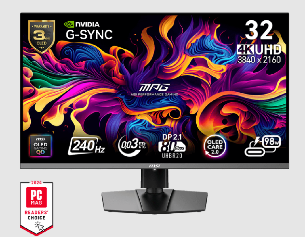 MSI Οθόνη MPG 322URX QD-OLED
