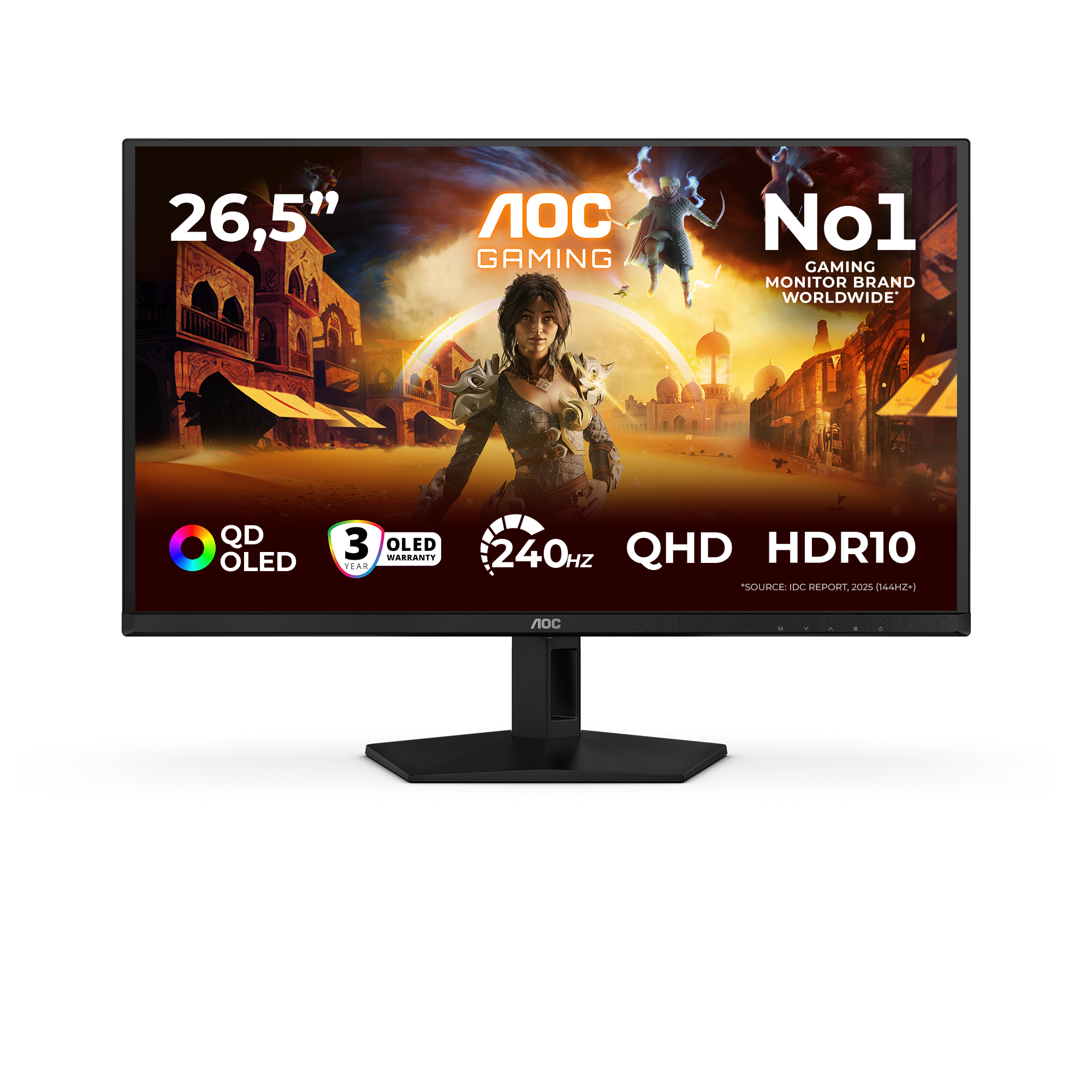 AOC Q27G41ZDF QD-OLED Monitor 25.6