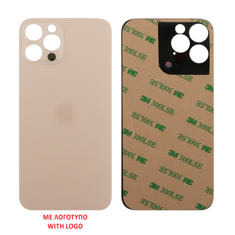 FOR IPHONE 12 PRO BATTERY COVER + 3M STICKER GOLD 3P OR