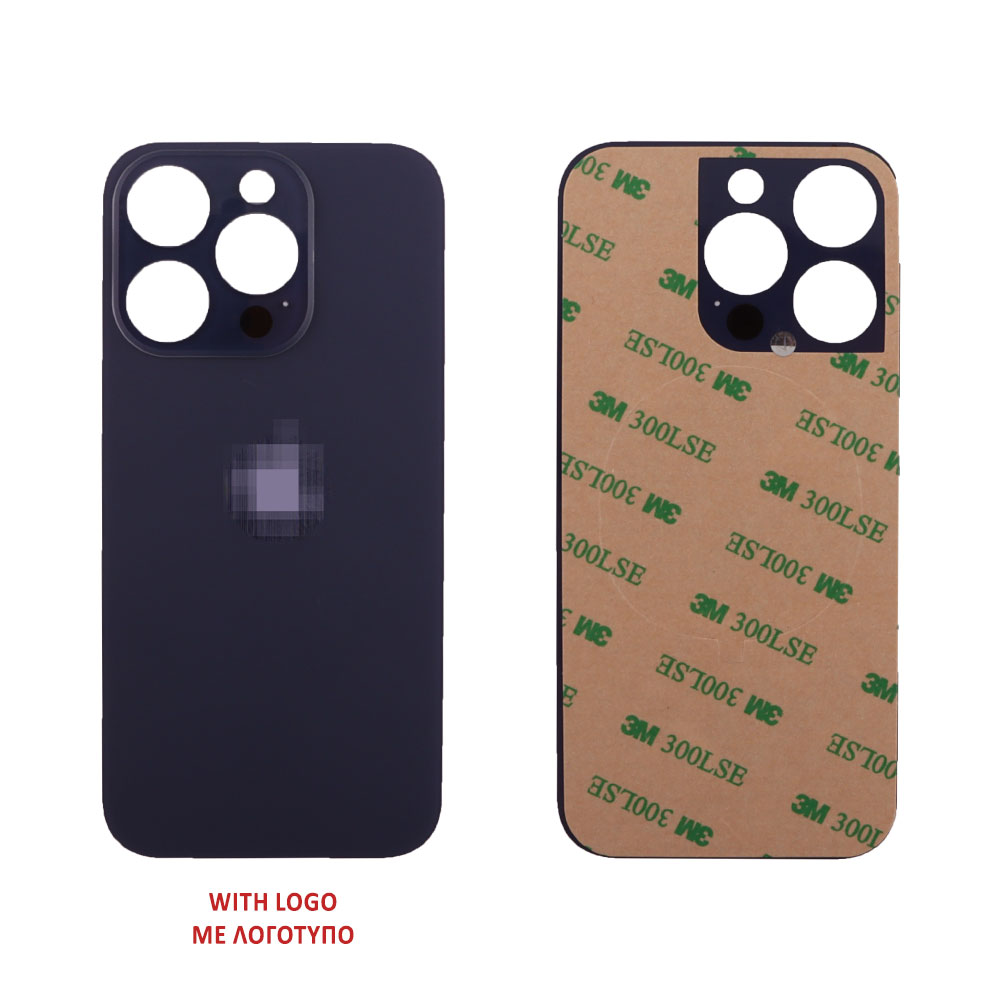 FOR IPHONE 14 PRO BATTERY COVER + 3M STICKER PURPLE 3P OR