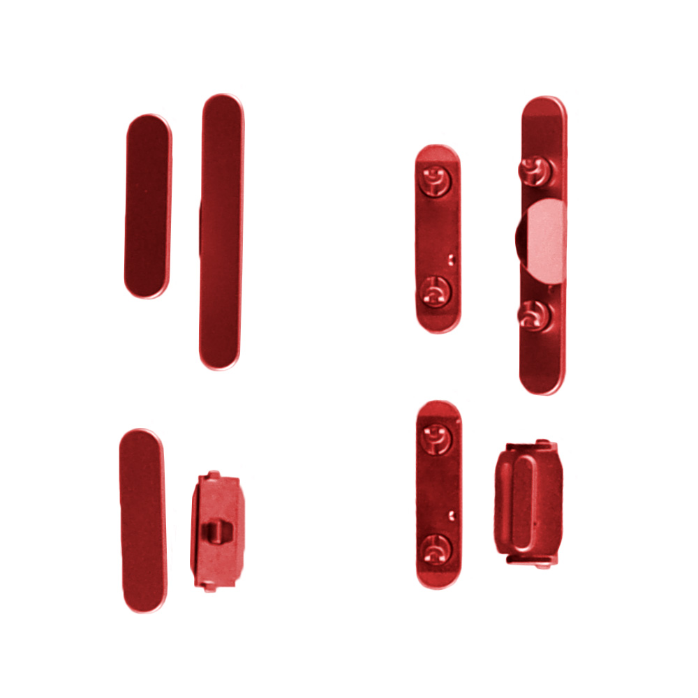 IPHONE 14/14 PLUS SIDE KEYS/ ON/OFF (4 ΤΕΜ.) RED 3P OR