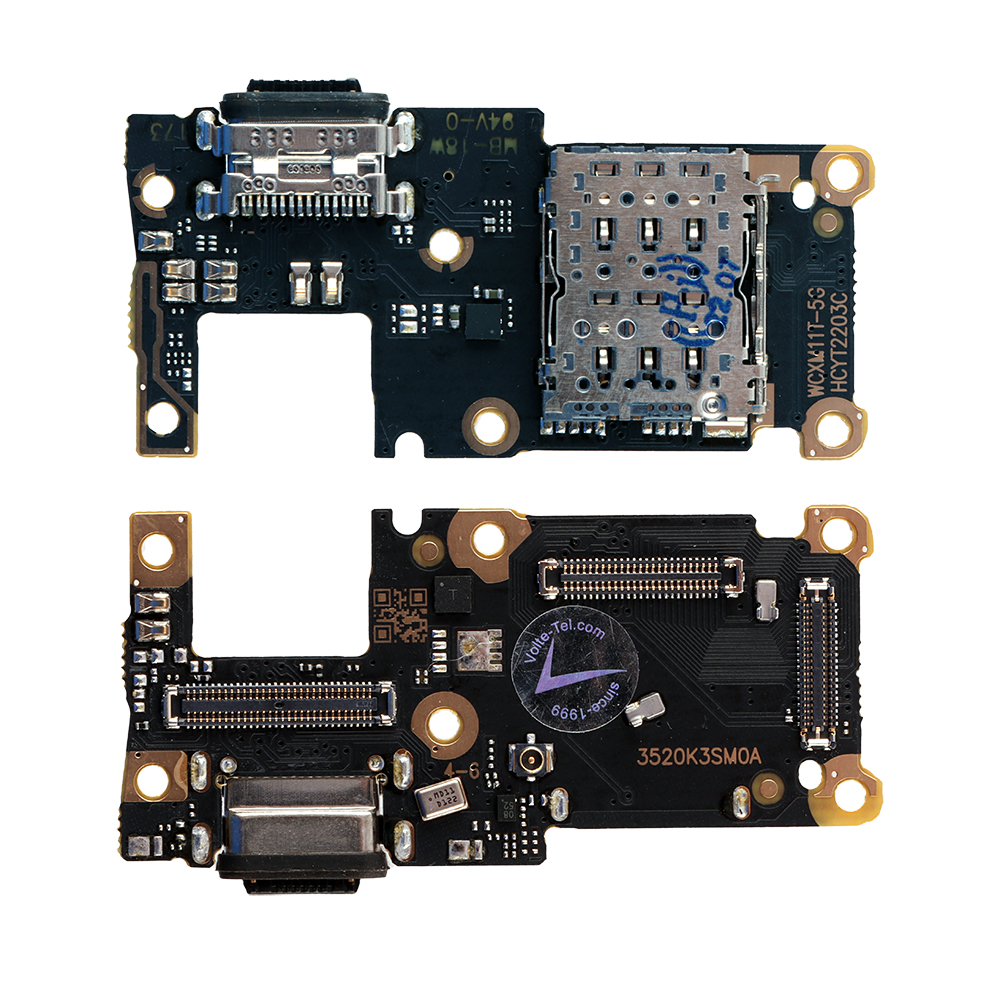 XIAOMI 11T 5G/11T PRO 5G (TYPE C) ΠΛΑΚΕΤΑ ΚΟΝΕΚΤΟΡΑ ΦΟΡΤΙΣΗΣ+ ΕΠΑΦΗ ΚΕΡΑΙΑΣ+SIM READER + ΜΙΚΡΟΦΩΝΟ 3P OR