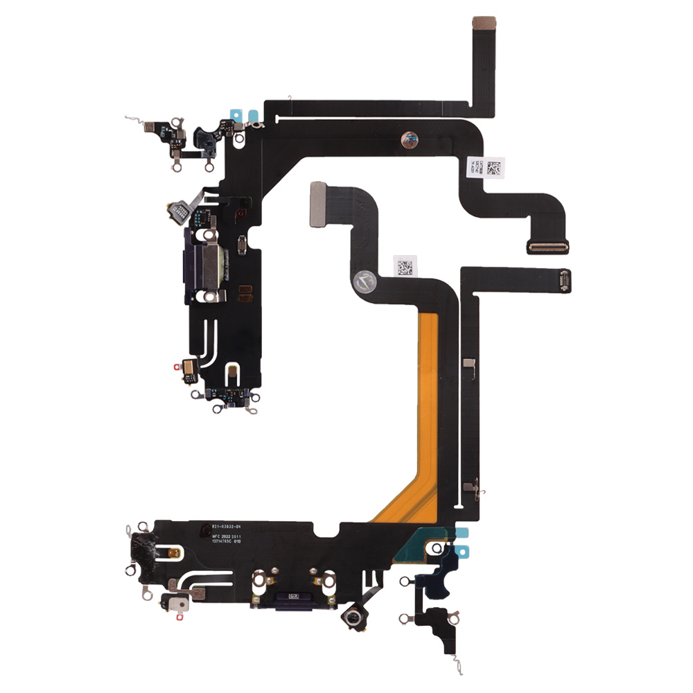 IPHONE 14 PRO MAX (LIGHTNING) ΚΑΛΩΔΙΟ FLEX ΚΟΝΕΚΤΟΡΑ ΦΟΡΤΙΣΗΣ-HANDS FREE - ΜΙΚΡΟΦΩΝΟ PURPLE 3P OR