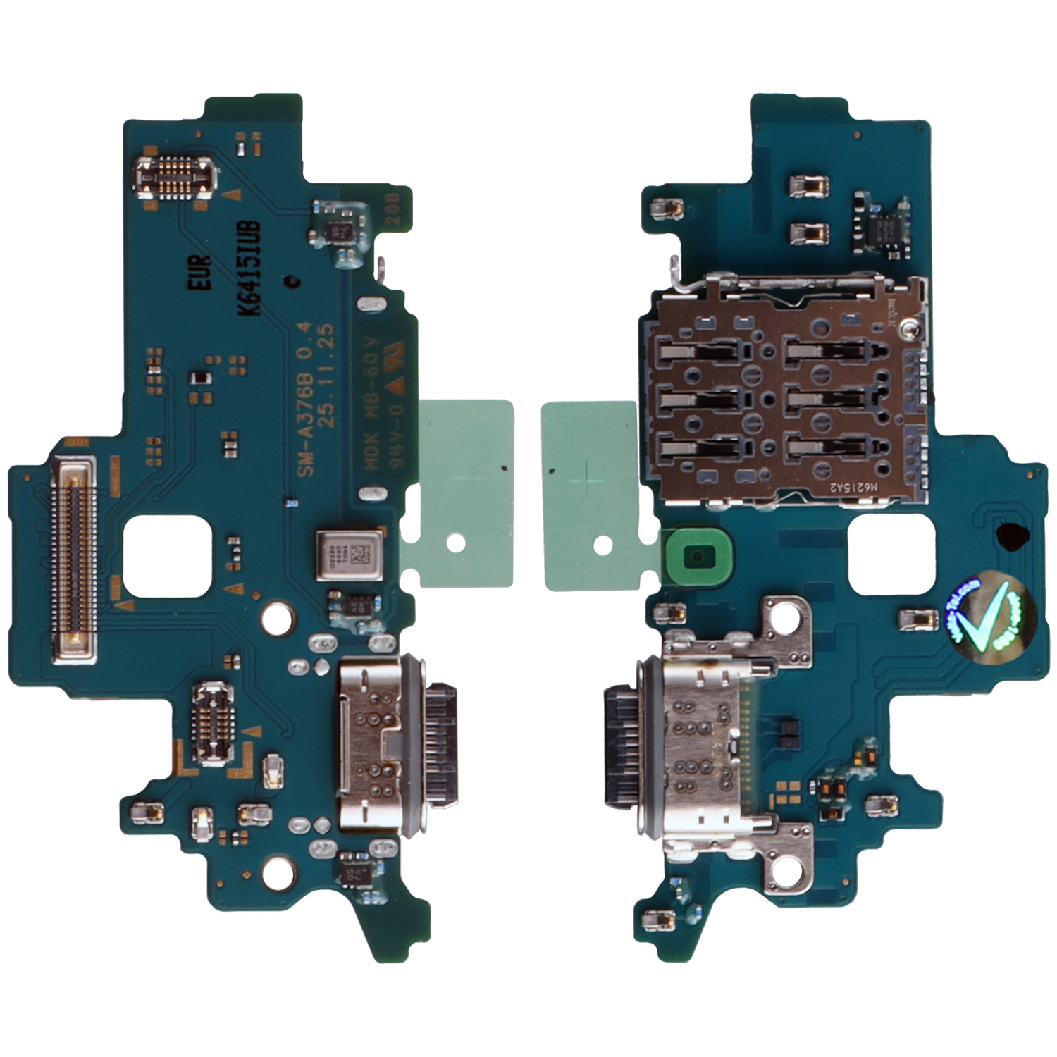 SAMSUNG A37 5G A376 (TYPE C) ΠΛΑΚΕΤΑ ΚΟΝΕΚΤΟΡΑ ΦΟΡΤΙΣΗΣ+AUDIO JACK-SIM READER-ΜΙΚΡΟΦΩΝΟ GH96-21038A ORIGINAL SERVICE PACK