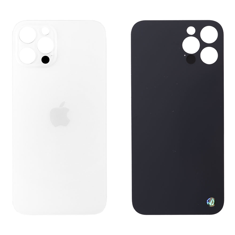 FOR IPHONE 12 PRO MAX BATTERY COVER SILVER 3P OR