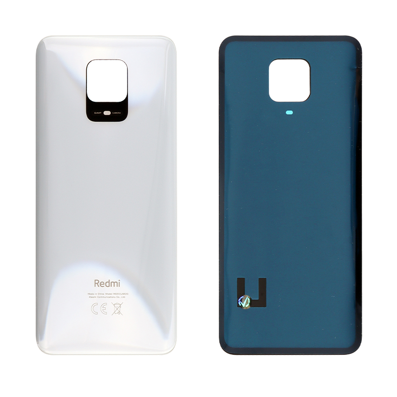 XIAOMI REDMI NOTE 9S BATTERY COVER + ΤΑΙΝΙΑ ΑΔΙΑΒΡΟΧΟΠΟΙΗΣΗΣ WHITE 3P OR