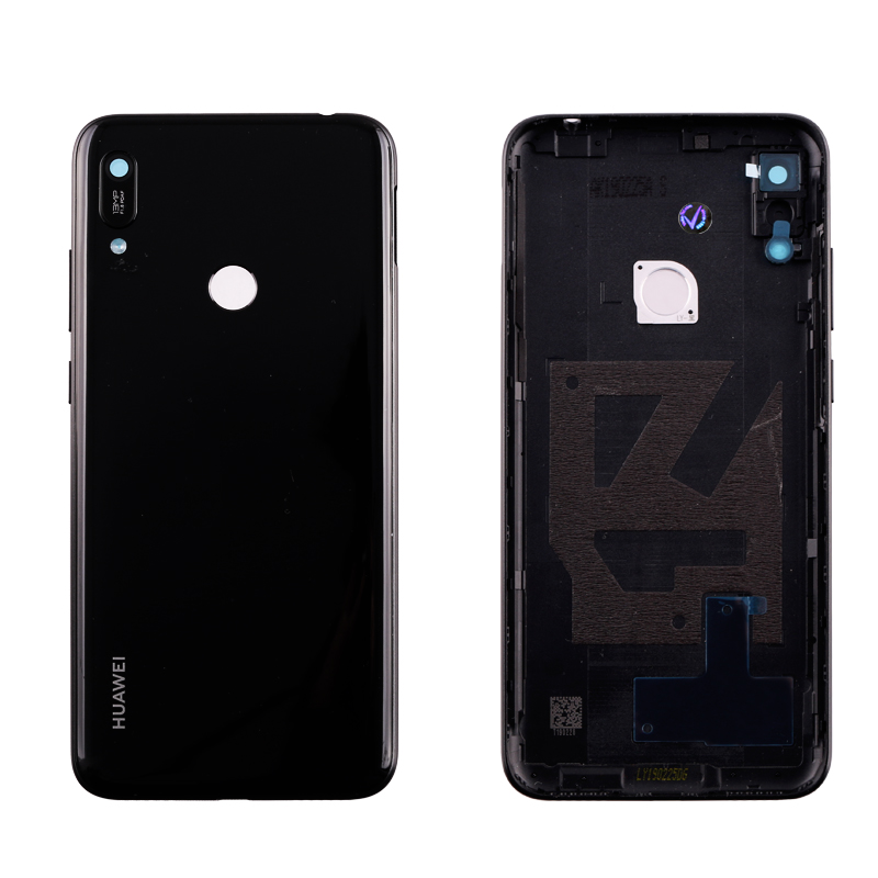 HUAWEI Y6 2019/Y6 PRO BATTERY COVER + LENS + SIDE KEYS BLACK 3P OR