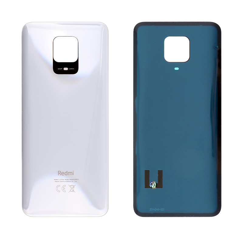 XIAOMI REDMI NOTE 9 PRO BATTERY COVER + ΤΑΙΝΙΑ ΑΔΙΑΒΡΟΧΟΠΟΙΗΣΗΣ WHITE 3P OR