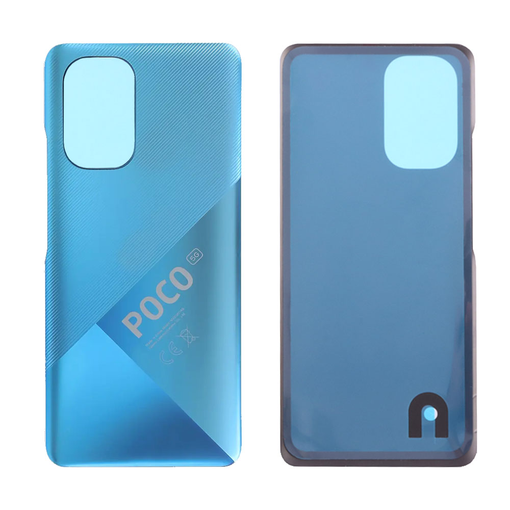XIAOMI POCO F3 5G BATTERY COVER ΜΕ ΑΥΤΟΚΟΛΛΗΤΗ ΤΑΙΝΙΑ ΑΔΙΑΒΡΟΧΟΠΟΙΗΣΗΣ BLUE 3P OR