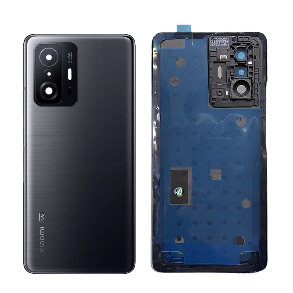 XIAOMI 11T/11T PRO 5G BATTERY COVER + CAMERA LENS ΜΕ ΑΥΤΟΚΟΛΛΗΤΗ ΤΑΙΝΙΑ ΑΔΙΑΒΡΟΧΟΠΟΙΗΣΗΣ GREY 3P OR