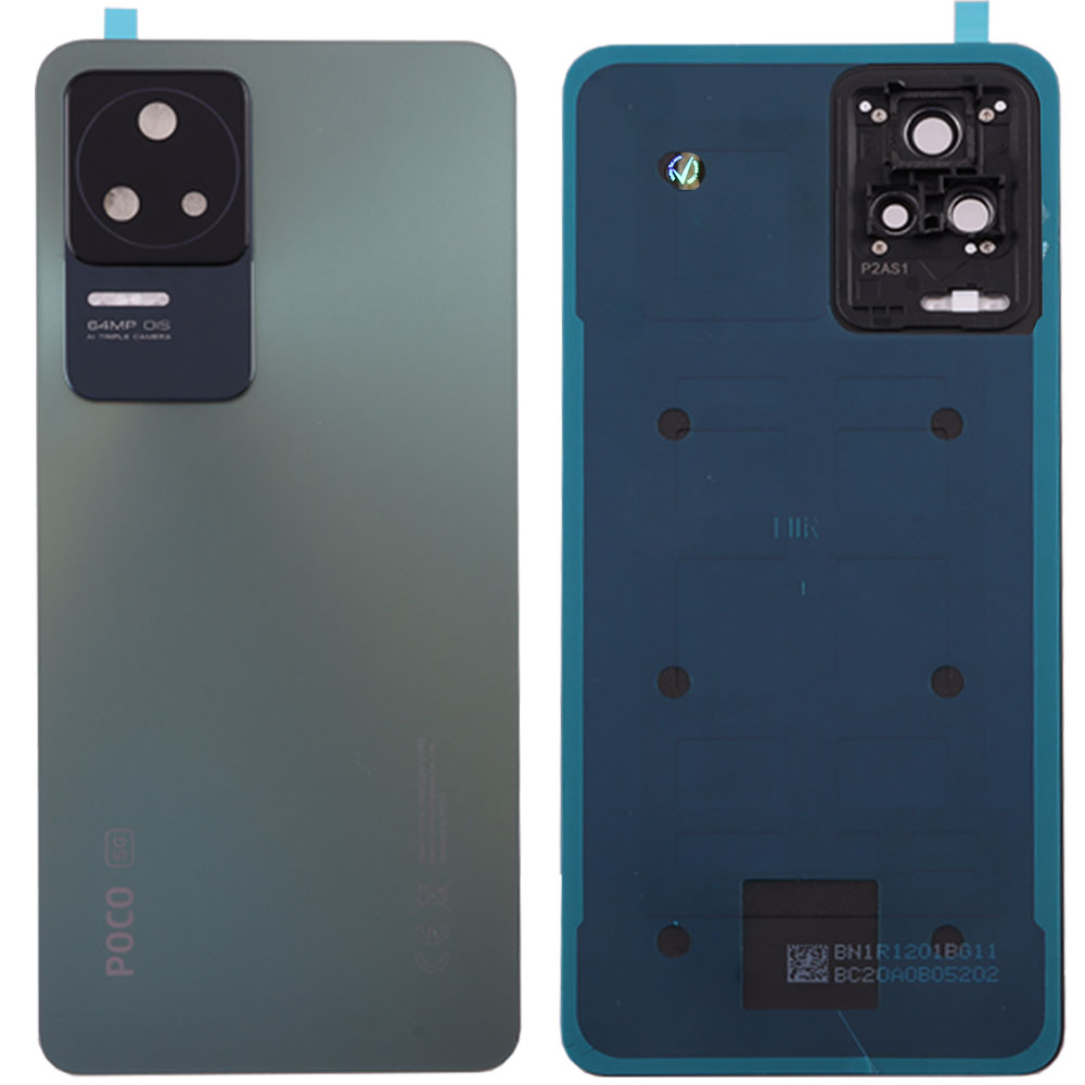 XIAOMI POCO F4 5G BATTERY COVER - CAMERA LENS GREEN 3P OR