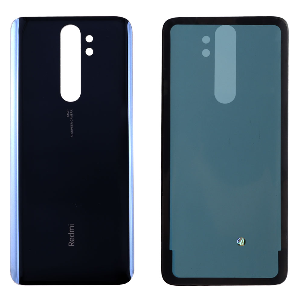 XIAOMI REDMI NOTE 8 PRO BATTERY COVER + ΑΥΤΟΚΟΛΛΗΤΗ ΤΑΙΝΙΑ ΑΔΙΑΒΡΟΧΟΠΟΙΗΣΗΣ BLACK