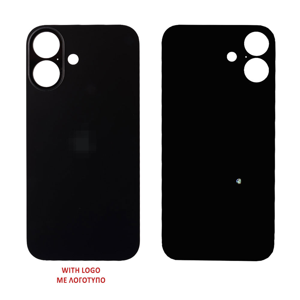 FOR IPHONE 16 BATTERY COVER BLACK 3P OR