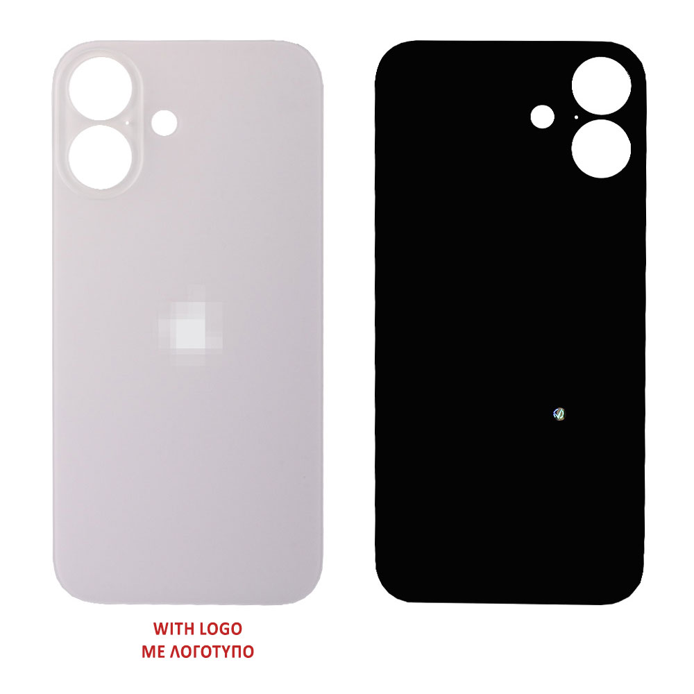 FOR IPHONE 16 BATTERY COVER WHITE 3P OR