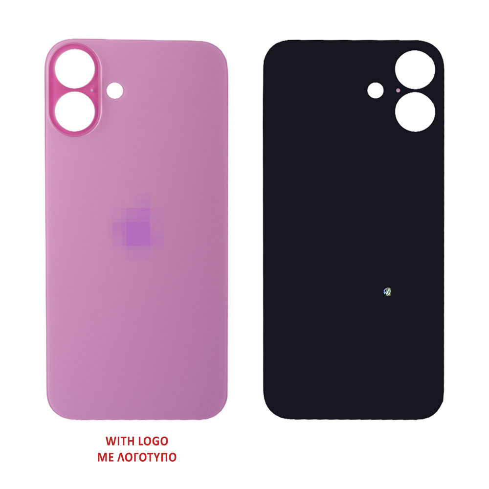 FOR IPHONE 16 PLUS BATTERY COVER PINK 3P OR