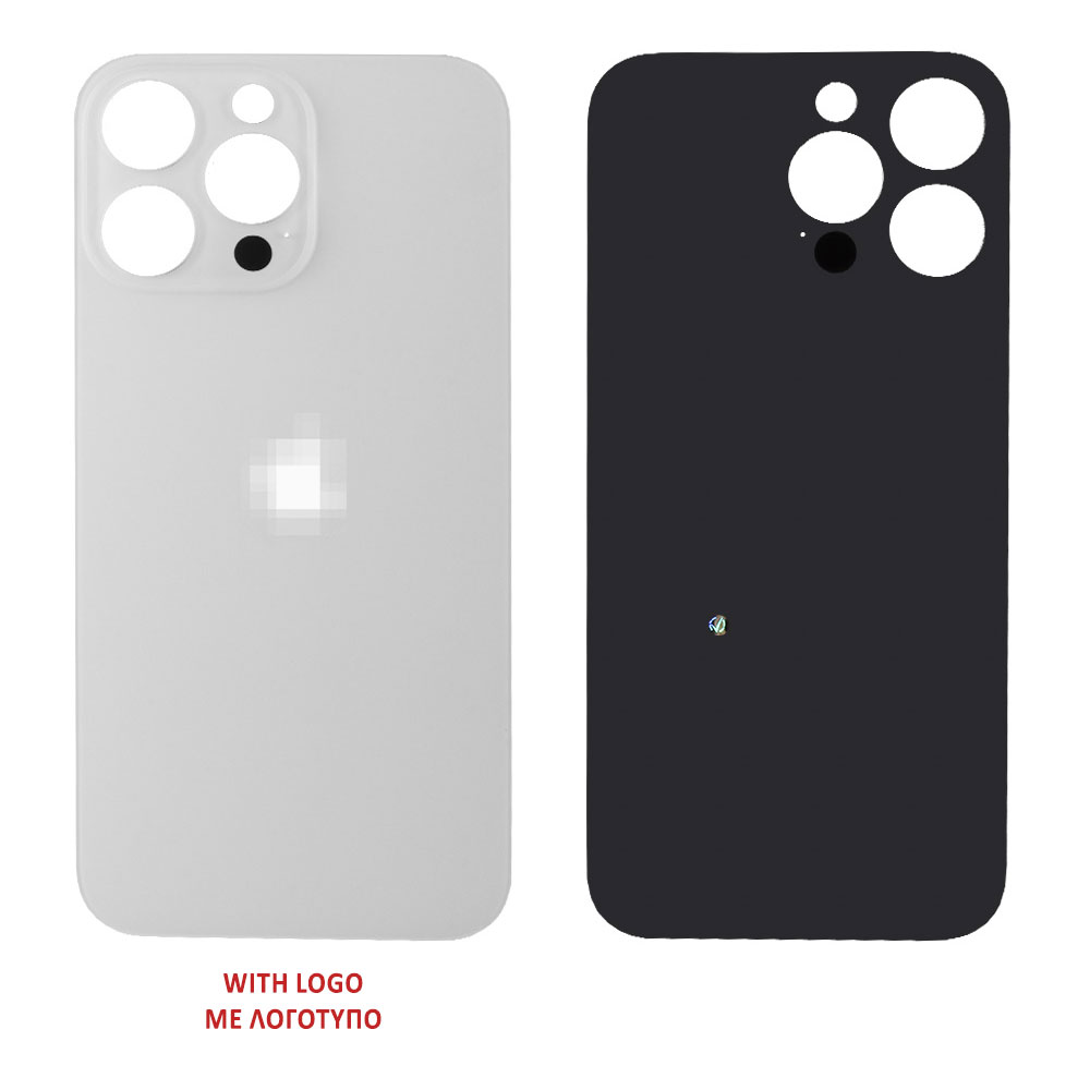 FOR IPHONE 16 PRO BATTERY COVER WHITE 3P OR
