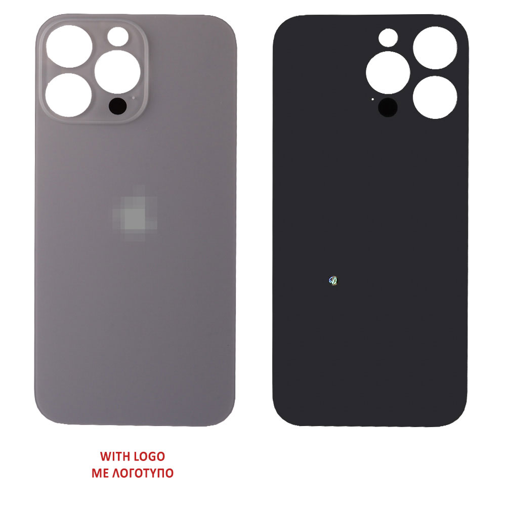 FOR IPHONE 16 PRO MAX BATTERY COVER NATURAL 3P OR