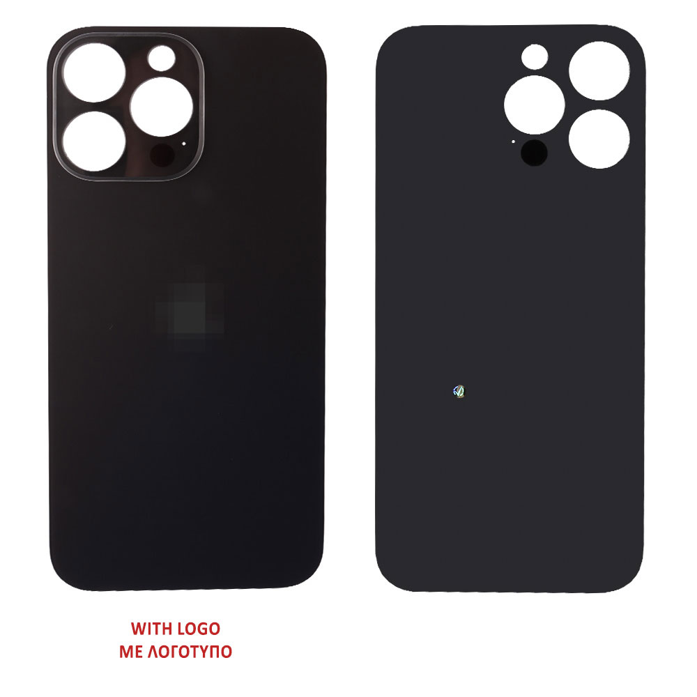 FOR IPHONE 16 PRO MAX BATTERY COVER BLACK 3P OR