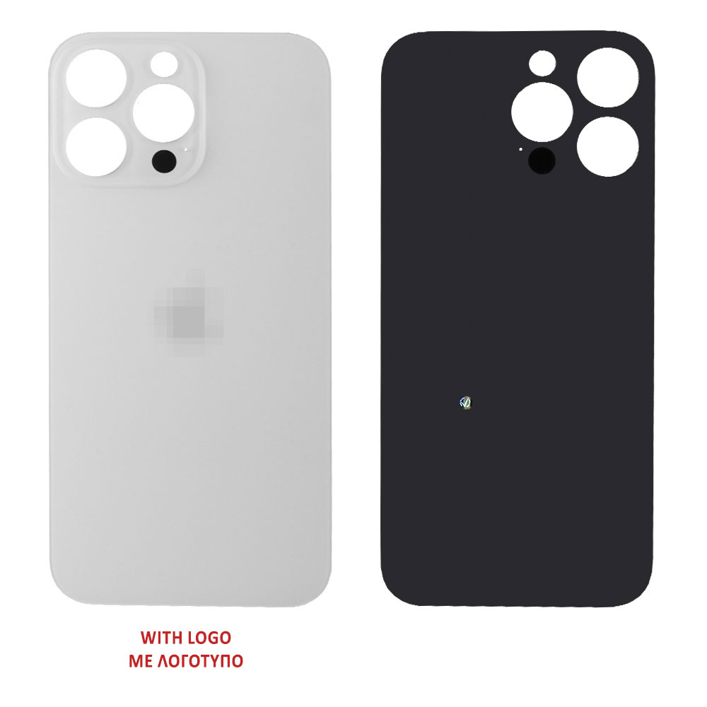 FOR IPHONE 16 PRO MAX BATTERY COVER WHITE 3P OR