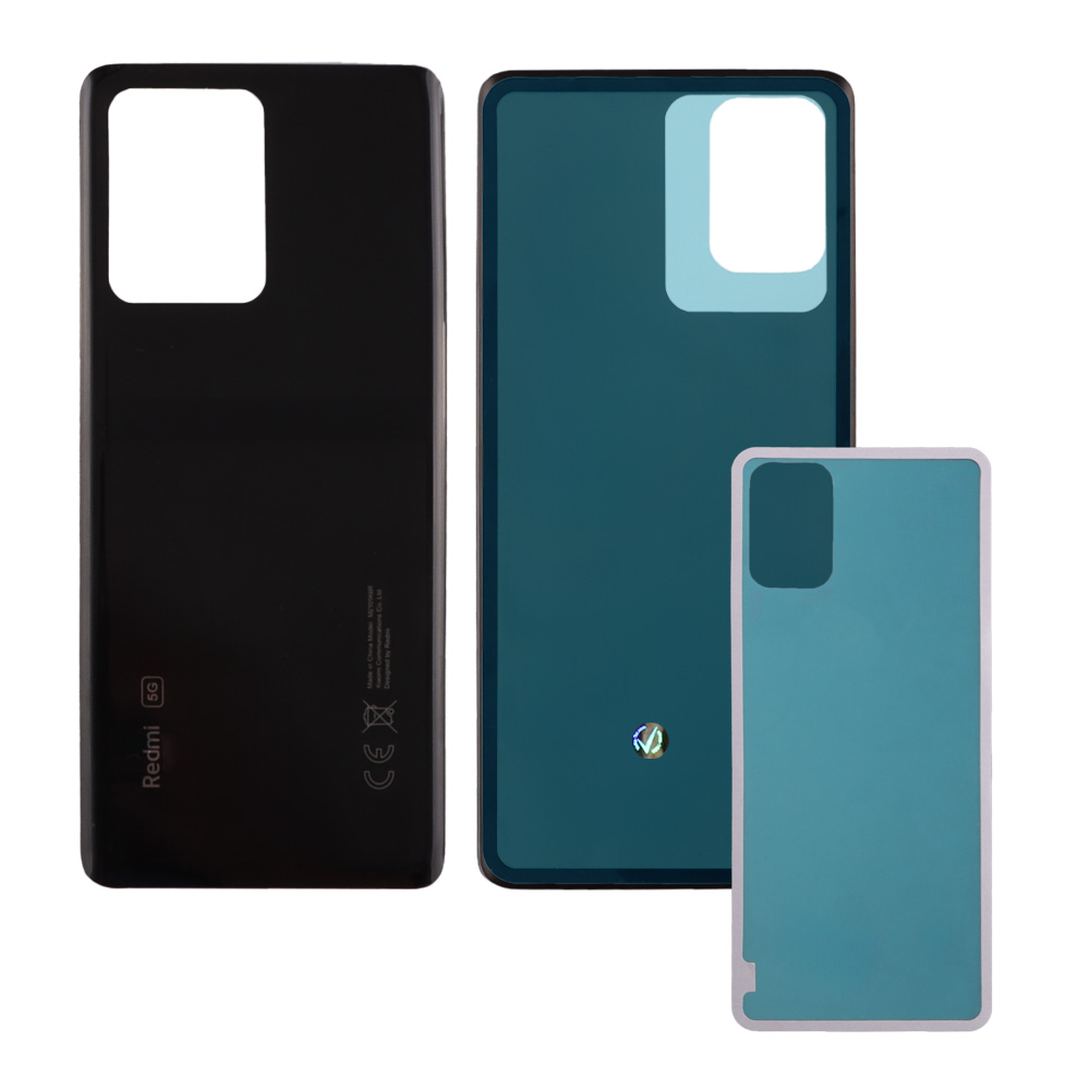 XIAOMI REDMI NOTE 12 PRO PLUS 5G BATTERY COVER + ΑΥΤΟΚΟΛΛΗΤΗ ΤΑΙΝΙΑ ΑΔΙΑΒΡΟΧΟΠΟΙΗΣΗΣ BLACK 3P OR