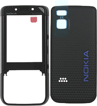 NOKIA 5610 BLUE BACK-FRONT COVER ORIGINAL SERVICE PACK