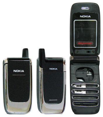 NOKIA 6060 BLACK -SILVER ΕΠΕΝΔΥΣΗ FULL SET 3P OR