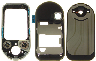 NOKIA 7370 BROWN-CREAM ΕΠΕΝΔΥΣΗ FULL SET 3 pcs ORIGINAL SERVICE PACK