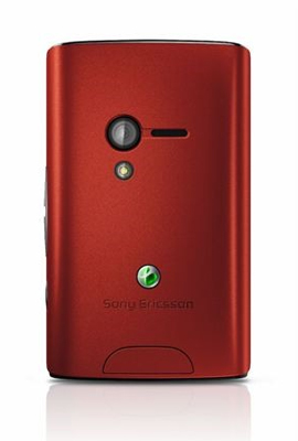 SONY ERICSSON X10 mini BATTERY COVER RED ORIGINAL SERVICE PACK