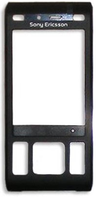 NOKIA E66 BLACK FRONT+ LENS COVER 3P OR