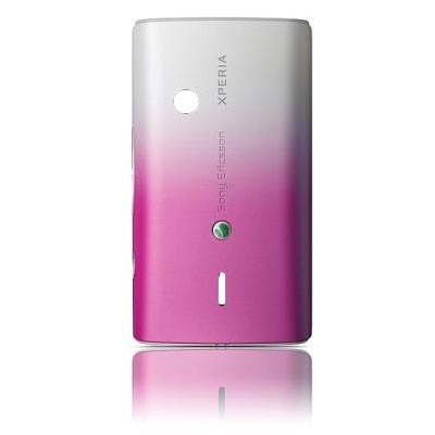 SONY ERICSSON X8 XPERIA BATTERY COVER WHITE-PINK ORIGINAL SERVICE PACK