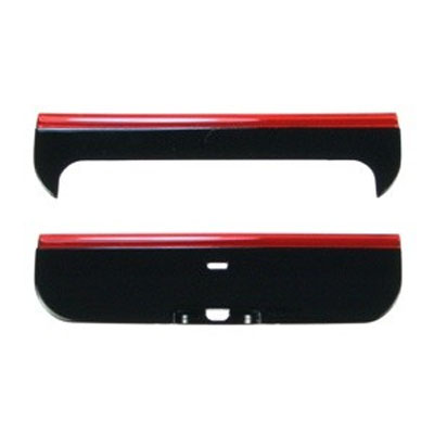 NOKIA X6 BLACK-RED TOP-BOTTOM COVER ORIGINAL SERVICE PACK