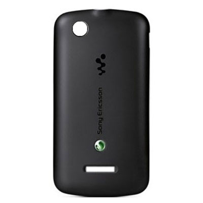 SONY ERICSSON W100i SPIRO BATTERY COVER BLACK ORIGINAL SERVICE PACK