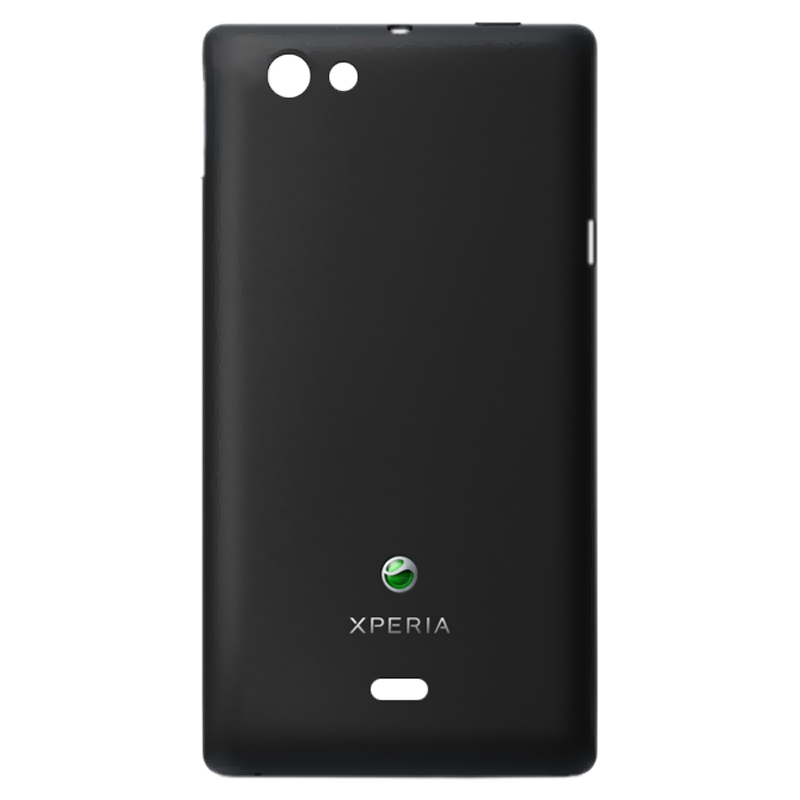 SONY ST23i XPERIA MIRO BATTERY COVER BLACK ORIGINAL SERVICE PACK