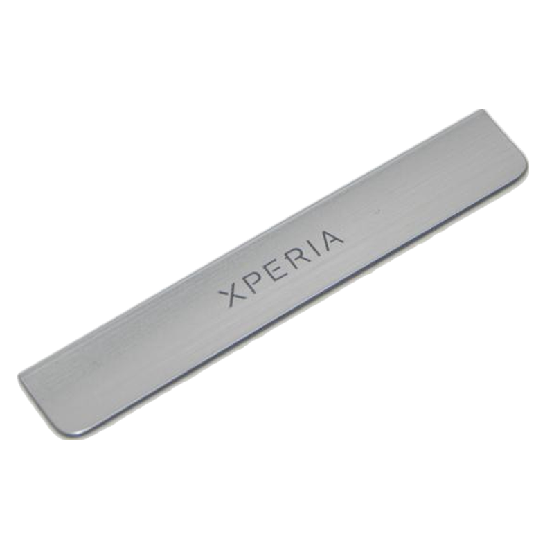 SONY ST23i XPERIA MIRO SILVER DECO COVER ORIGINAL SERVICE PACK