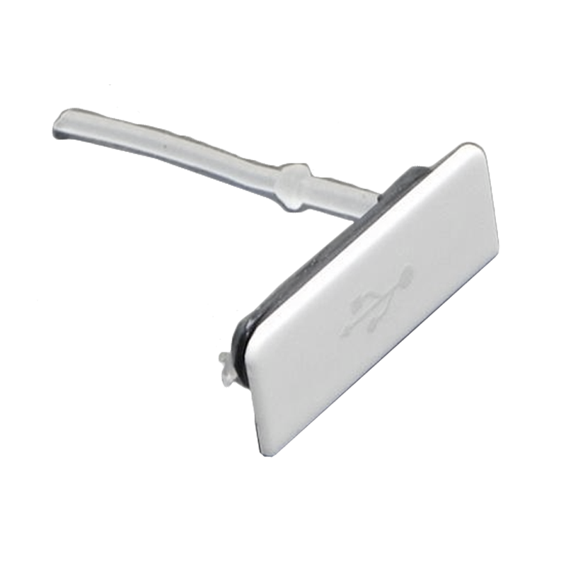 SONY ST27i XPERIA GO WHITE MICRO USB COVER ORIGINAL SERVICE PACK