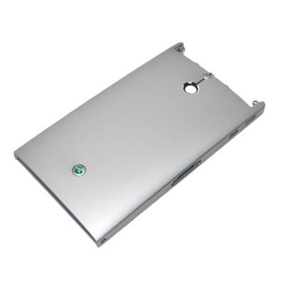 SONY LT22i XPERIA P BATTERY COVER SILVER ORIGINAL SERVICE PACK